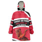 Trinidad And Tobago Independence Day Scarlet Ibis Kid Wearable Blanket Hoodie Steelpan Heritage National Flag