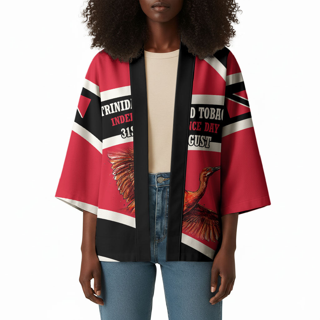 Trinidad And Tobago Independence Day Scarlet Ibis Kimono Steelpan Heritage National Flag
