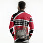 Trinidad And Tobago Independence Day Scarlet Ibis Long Sleeve Polo Shirt Steelpan Heritage National Flag