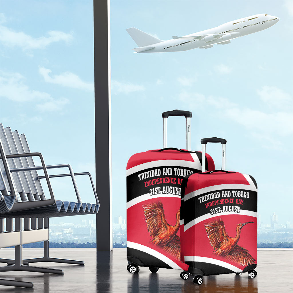 Trinidad And Tobago Independence Day Scarlet Ibis Luggage Cover Steelpan Heritage National Flag