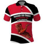 Trinidad And Tobago Independence Day Scarlet Ibis Polo Shirt Steelpan Heritage National Flag