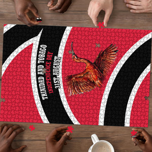 Trinidad And Tobago Independence Day Scarlet Ibis Puzzle Steelpan Heritage National Flag