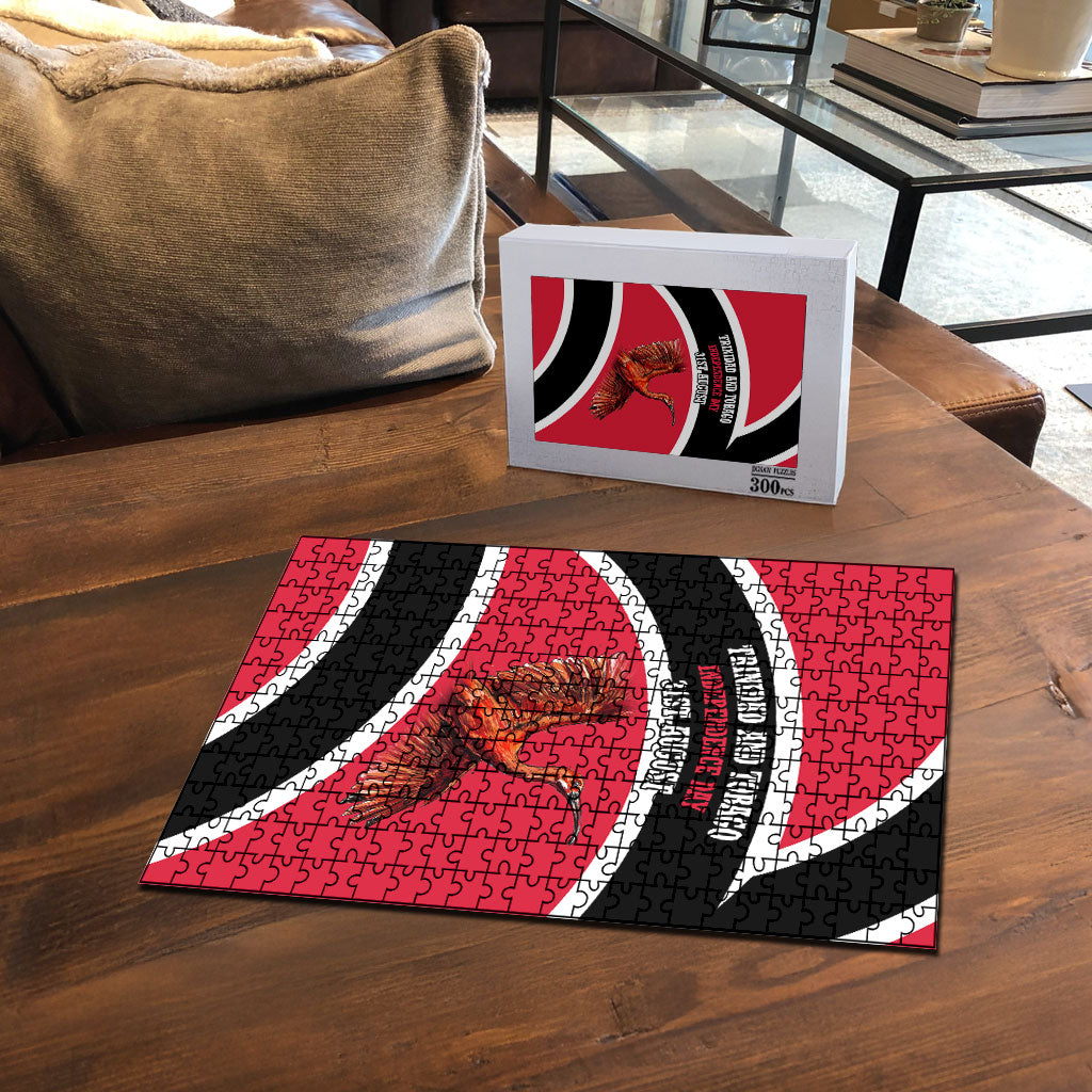 Trinidad And Tobago Independence Day Scarlet Ibis Puzzle Steelpan Heritage National Flag