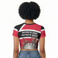 Trinidad And Tobago Independence Day Scarlet Ibis Raglan Cropped T shirt Steelpan Heritage National Flag