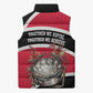 Trinidad And Tobago Independence Day Scarlet Ibis Sleeveless Puffer Jacket Steelpan Heritage National Flag