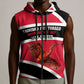 Trinidad And Tobago Independence Day Scarlet Ibis Sleeveless Zip Hoodie Steelpan Heritage National Flag