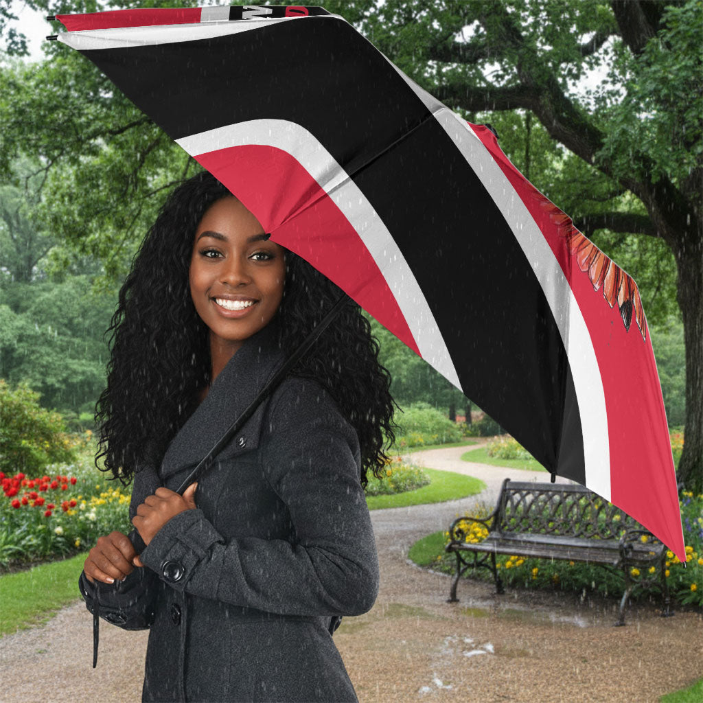 Trinidad And Tobago Independence Day Scarlet Ibis Umbrella Steelpan Heritage National Flag