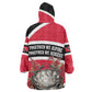 Trinidad And Tobago Independence Day Scarlet Ibis Wearable Blanket Hoodie Steelpan Heritage National Flag