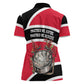 Trinidad And Tobago Independence Day Scarlet Ibis Women Polo Shirt Steelpan Heritage National Flag