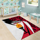 Trinidad And Tobago Independence Day Area Rug Freedom Torch Heritage Symbols