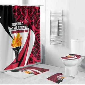 Trinidad And Tobago Independence Day Bathroom Set Freedom Torch Heritage Symbols