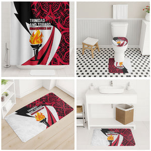 Trinidad And Tobago Independence Day Bathroom Set Freedom Torch Heritage Symbols