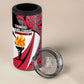 Trinidad And Tobago Independence Day 4 in 1 Can Cooler Tumbler Freedom Torch Heritage Symbols