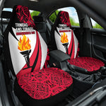 Trinidad And Tobago Independence Day Car Seat Cover Freedom Torch Heritage Symbols