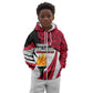 Trinidad And Tobago Independence Day Kid Hoodie Freedom Torch Heritage Symbols