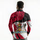 Trinidad And Tobago Independence Day Long Sleeve Polo Shirt Freedom Torch Heritage Symbols