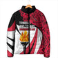 Trinidad And Tobago Independence Day Padded Jacket Freedom Torch Heritage Symbols