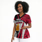 Trinidad And Tobago Independence Day Scrub Top Freedom Torch Heritage Symbols