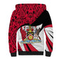 Trinidad And Tobago Independence Day Sherpa Hoodie Freedom Torch Heritage Symbols