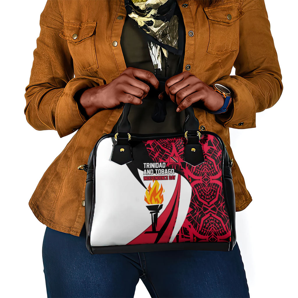 Trinidad And Tobago Independence Day Shoulder Handbag Freedom Torch Heritage Symbols