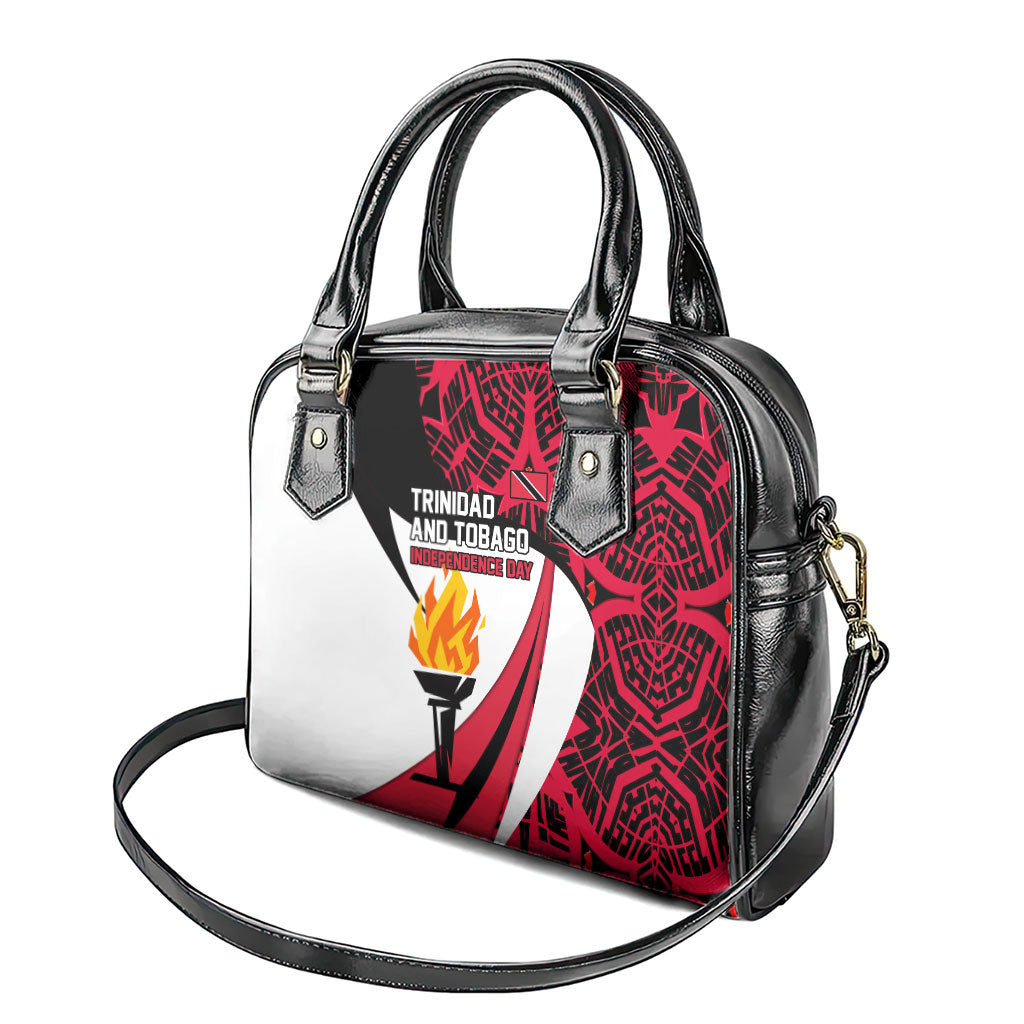 Trinidad And Tobago Independence Day Shoulder Handbag Freedom Torch Heritage Symbols