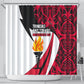 Trinidad And Tobago Independence Day Shower Curtain Freedom Torch Heritage Symbols