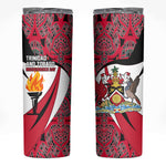 Trinidad And Tobago Independence Day Skinny Tumbler Freedom Torch Heritage Symbols