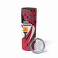Trinidad And Tobago Independence Day Skinny Tumbler Freedom Torch Heritage Symbols