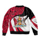 Trinidad And Tobago Independence Day Sleeve Zip Bomber Jacket Freedom Torch Heritage Symbols