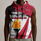 Trinidad And Tobago Independence Day Sleeveless Hoodie Freedom Torch Heritage Symbols
