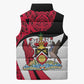 Trinidad And Tobago Independence Day Sleeveless Puffer Jacket Freedom Torch Heritage Symbols