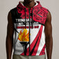 Trinidad And Tobago Independence Day Sleeveless Zip Hoodie Freedom Torch Heritage Symbols