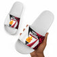 Trinidad And Tobago Independence Day Slide Sandals Freedom Torch Heritage Symbols
