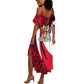 Trinidad And Tobago Independence Day Summer Maxi Dress Freedom Torch Heritage Symbols