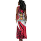 Trinidad And Tobago Independence Day Tank Maxi Dress Freedom Torch Heritage Symbols