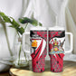 Trinidad And Tobago Independence Day Tumbler With Handle Freedom Torch Heritage Symbols