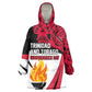 Trinidad And Tobago Independence Day Wearable Blanket Hoodie Freedom Torch Heritage Symbols
