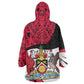 Trinidad And Tobago Independence Day Wearable Blanket Hoodie Freedom Torch Heritage Symbols