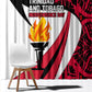Trinidad And Tobago Independence Day Window Curtain Freedom Torch Heritage Symbols