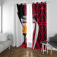 Trinidad And Tobago Independence Day Window Curtain Freedom Torch Heritage Symbols
