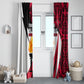 Trinidad And Tobago Independence Day Window Curtain Freedom Torch Heritage Symbols
