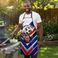 Haiti World Football Mondyal 2026 Apron Pride Ayiti Caribbean Culture Patriotic Crest