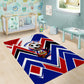 Haiti World Football Mondyal 2026 Area Rug Pride Ayiti Caribbean Culture Patriotic Crest