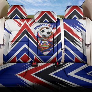 Haiti World Football Mondyal 2026 Back Car Seat Cover Pride Ayiti Caribbean Culture Patriotic Crest