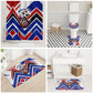 Haiti World Football Mondyal 2026 Bathroom Set Pride Ayiti Caribbean Culture Patriotic Crest