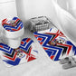 Haiti World Football Mondyal 2026 Bathroom Set Pride Ayiti Caribbean Culture Patriotic Crest