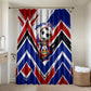 Haiti World Football Mondyal 2026 Bathroom Set Pride Ayiti Caribbean Culture Patriotic Crest