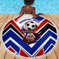 Haiti World Football Mondyal 2026 Beach Blanket Pride Ayiti Caribbean Culture Patriotic Crest
