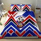 Haiti World Football Mondyal 2026 Bedding Set Pride Ayiti Caribbean Culture Patriotic Crest