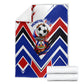 Haiti World Football Mondyal 2026 Blanket Pride Ayiti Caribbean Culture Patriotic Crest